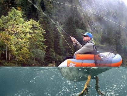 Bellyboot-Angeln mit der Fliege